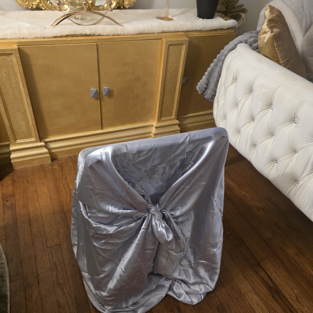 75-85 +Gorgeous satin/silky prestige chair covers